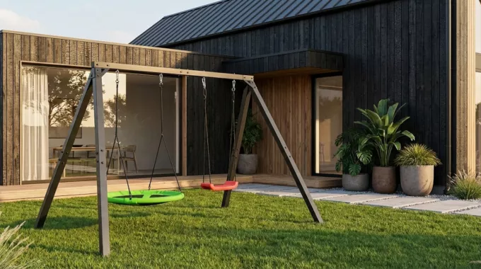 Stalowe stelaże huśtawek i hamaków – dlaczego w 2026 roku wyparły drewno?